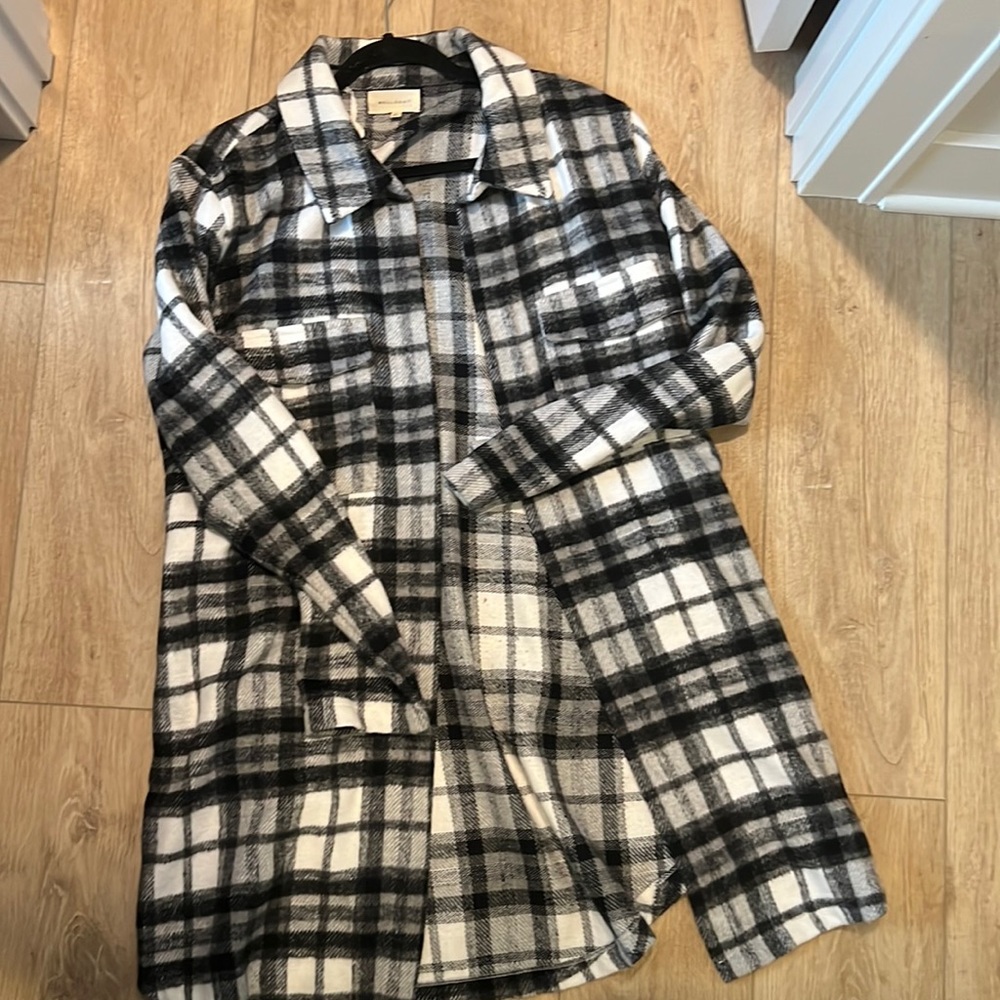 Helloday Plaid Shacket